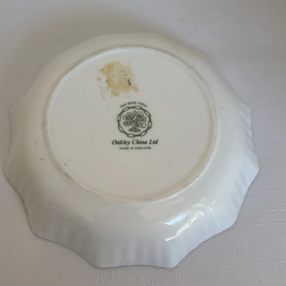 Oakley China Ltd Lily Of The Valley Trinket Dish Fine Bone China